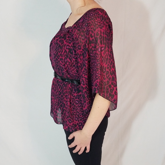 Woman's blouse leopard print!!! - Picture 7 of 11